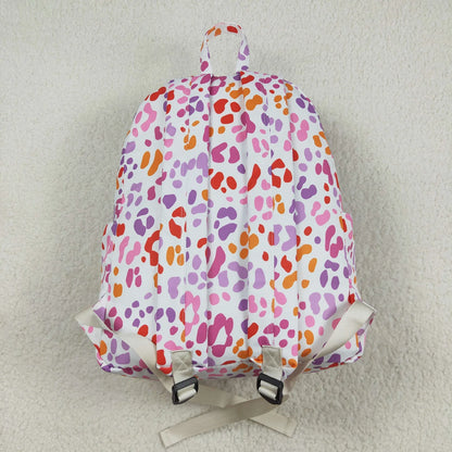 Colorful Leopard Book Bag
