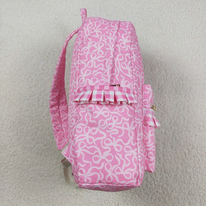 Pink Bow Book Bag