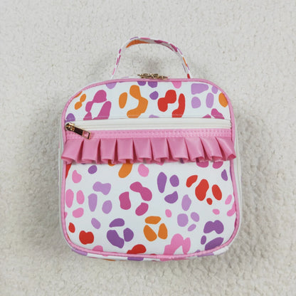 Colorful Leopard Embroidered Lunchbox