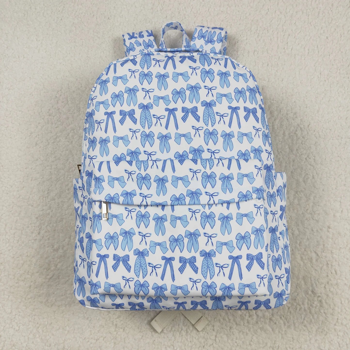 Blue Bow Book Bag