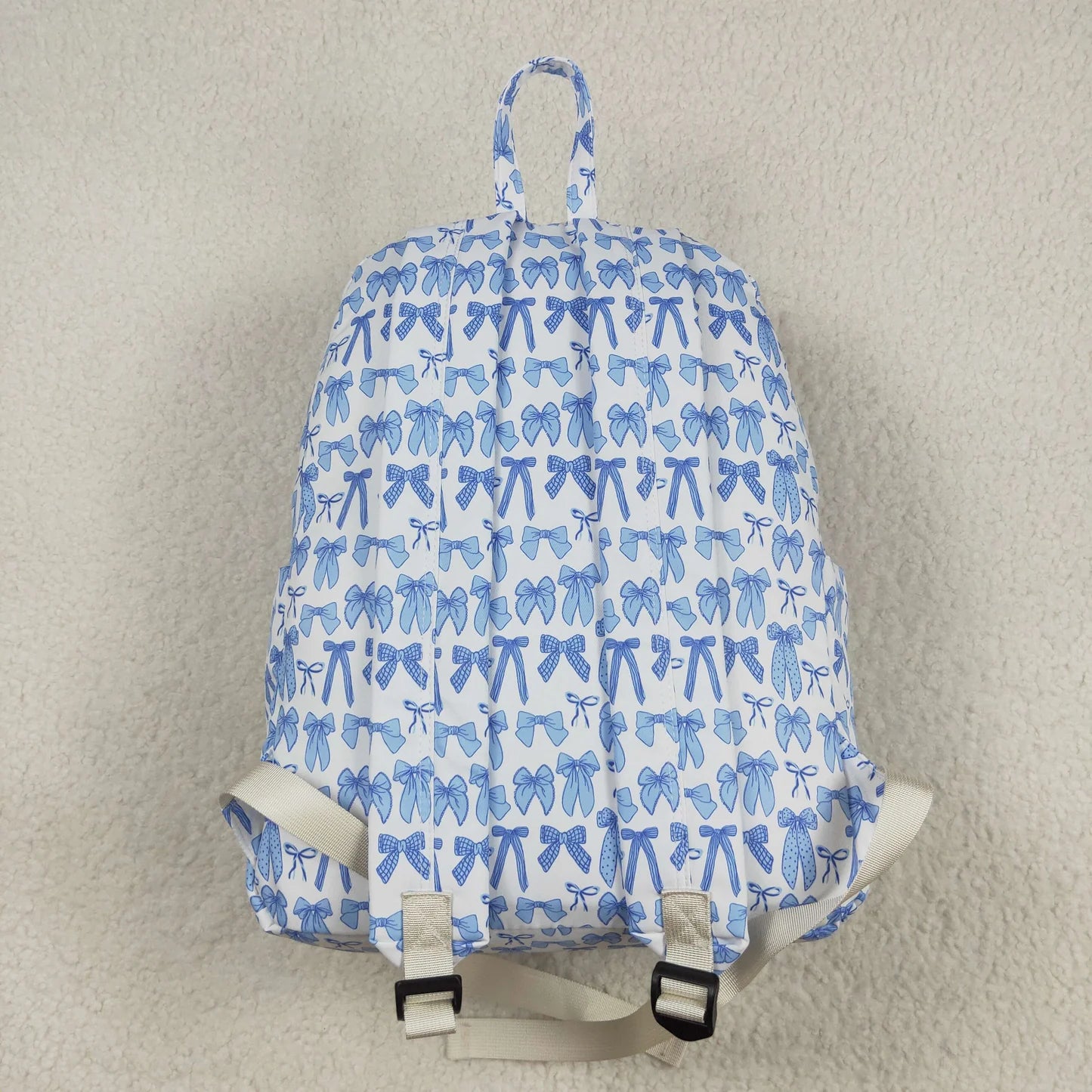 Blue Bow Book Bag