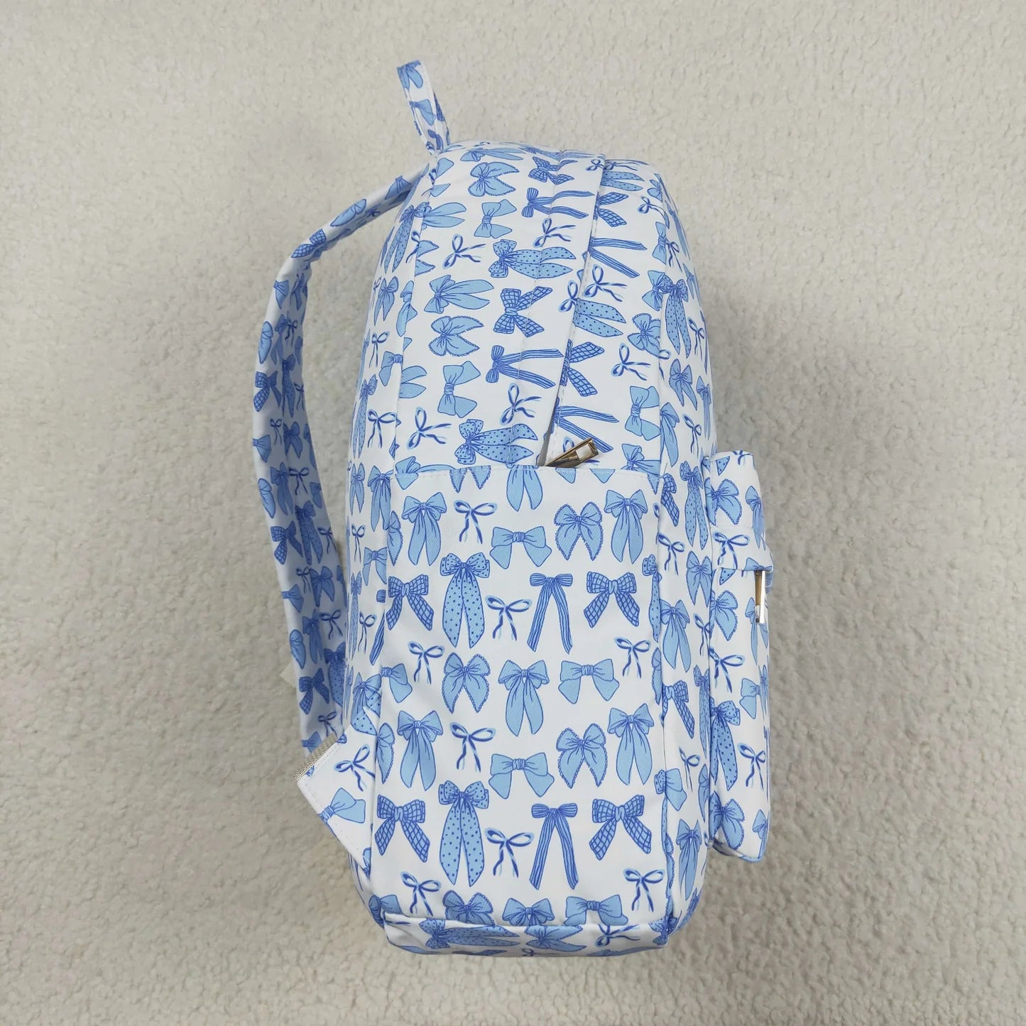 Blue Bow Book Bag