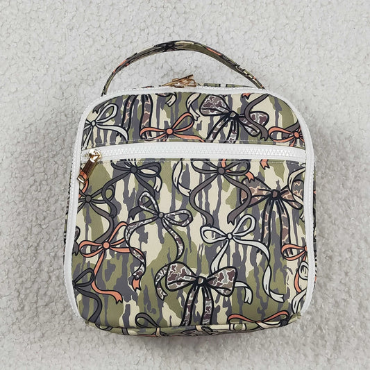 Camo Bows  Embroidered Lunchbox