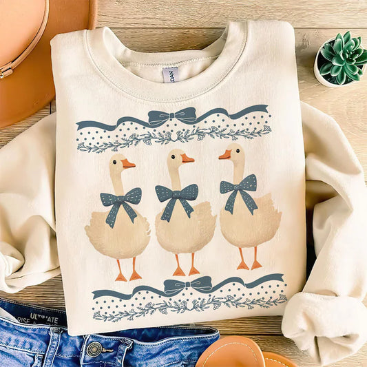 Three Geese with Bows