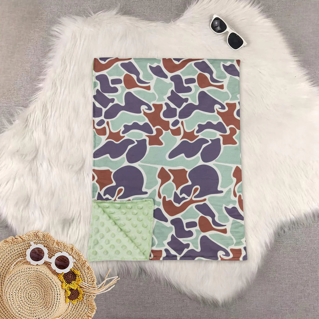 Camo Baby Blankets- Can Personalize