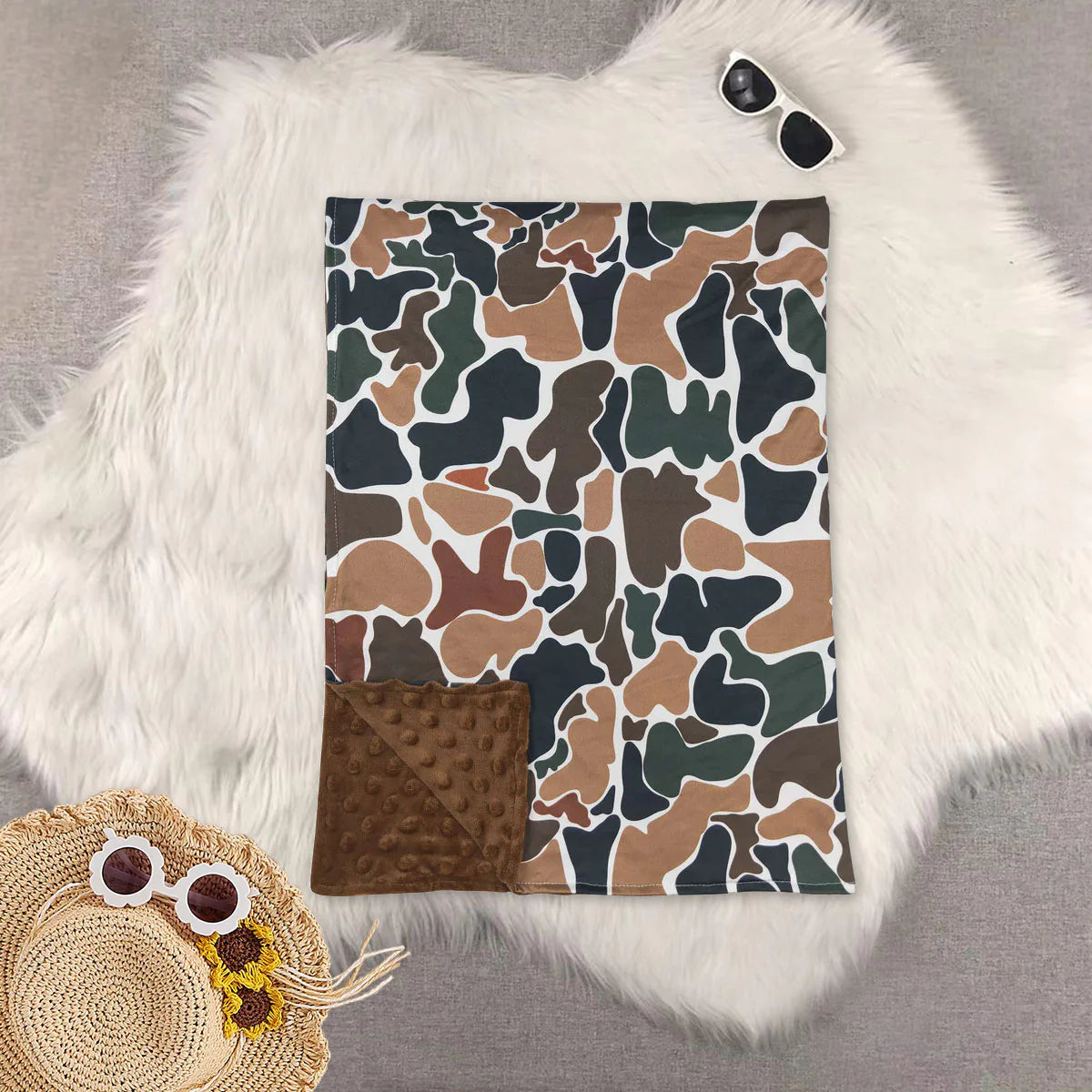 Camo Baby Blankets- Can Personalize