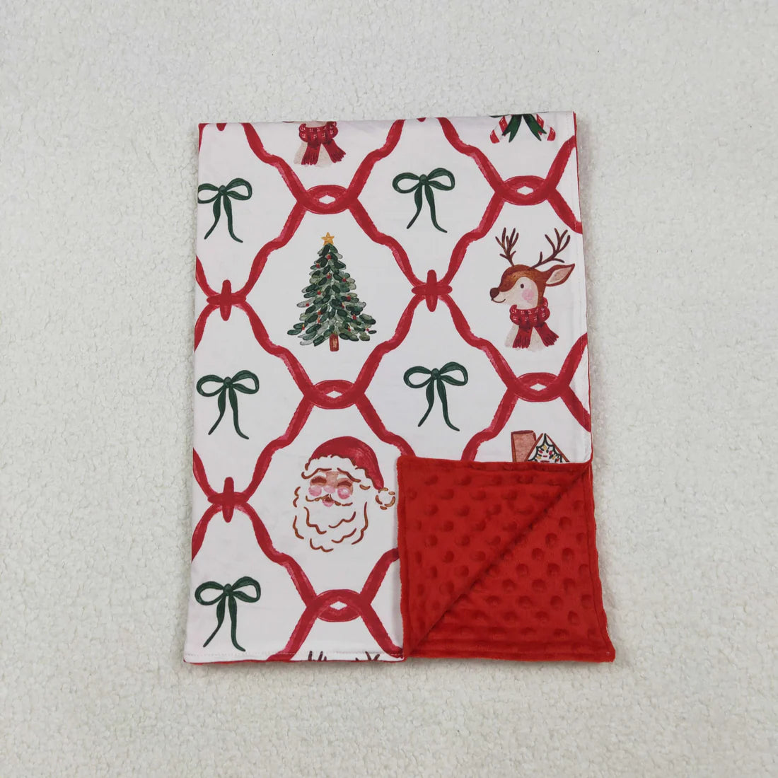 Christmas Baby Blankets- Can Personalize