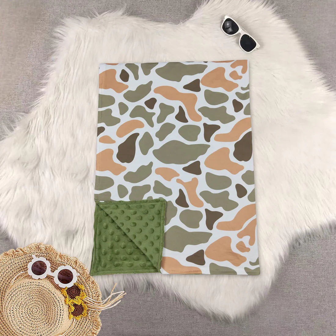 Camo Baby Blankets- Can Personalize