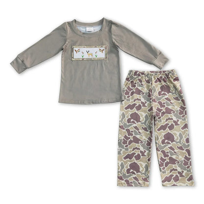 Boy Camo Pant Sets