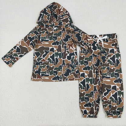 Kids Full Camo Set- Pullover and Joggers