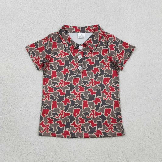 Alabama Camo Polo Button