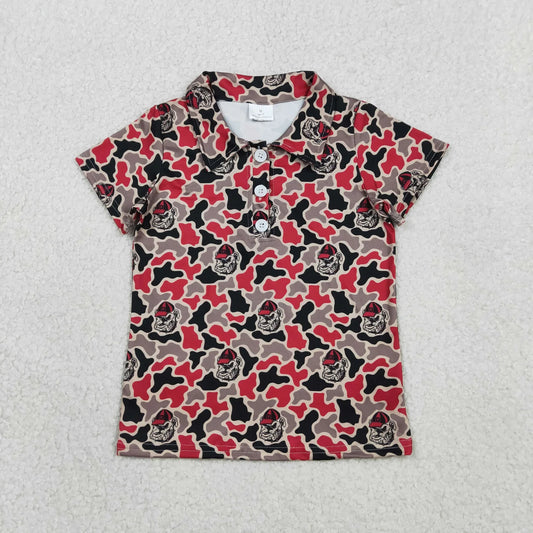 Georgia Camo Polo Button