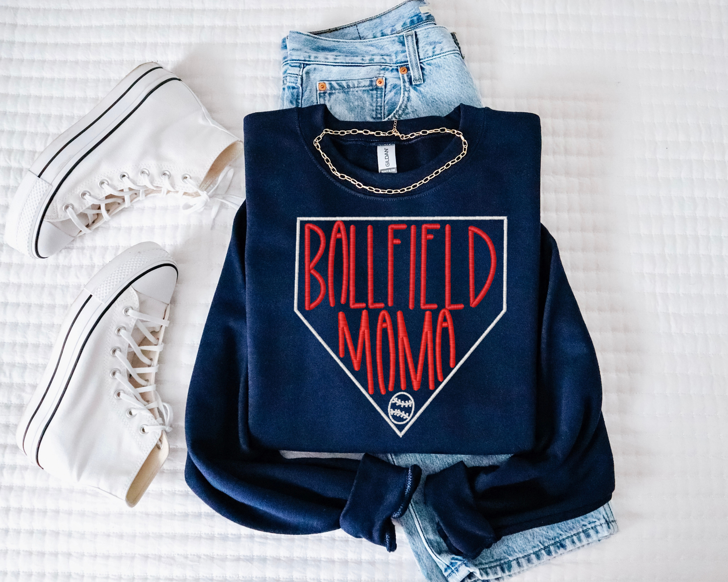 Ballfield Mama Embroidered