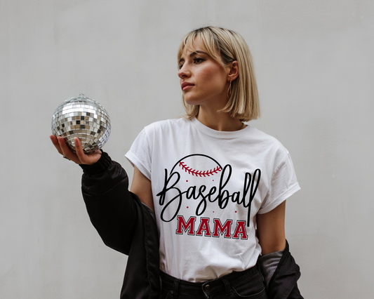 Baseball Mama with Ball on Top