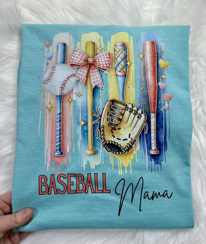 Baseball Mom Watercolor
