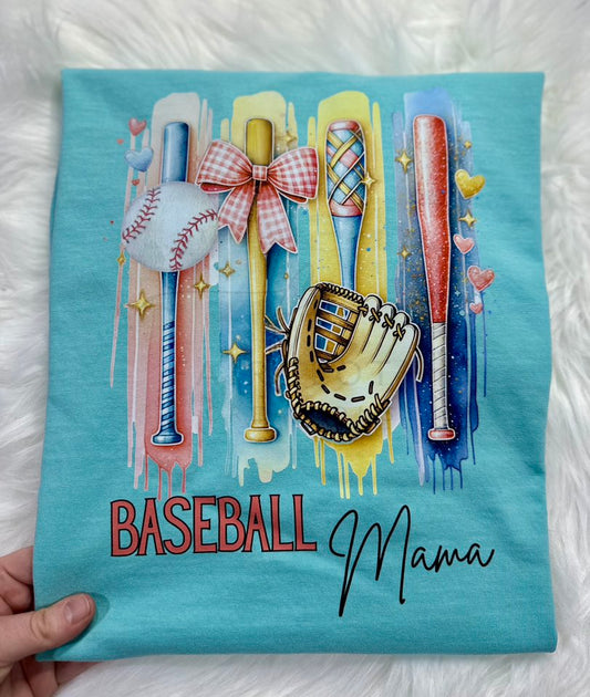 Baseball Mom Watercolor