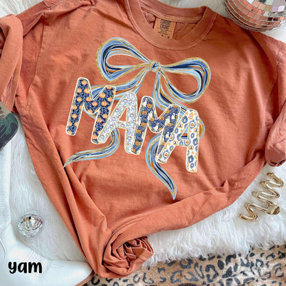 Blue Gold mama Bow