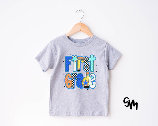 Blue Checkered Grade