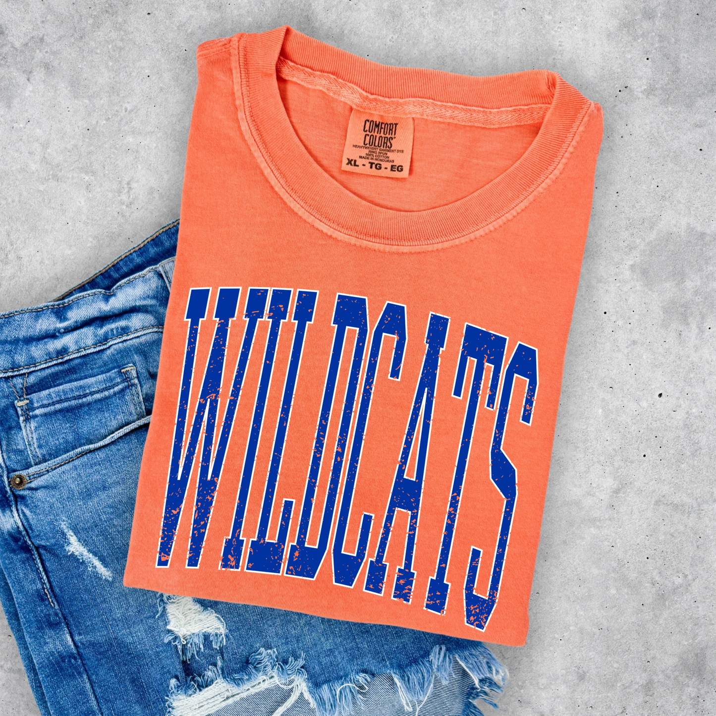 Blue Wildcats Skinny Varsity
