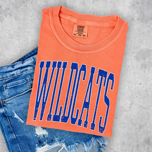 Blue Wildcats Skinny Varsity