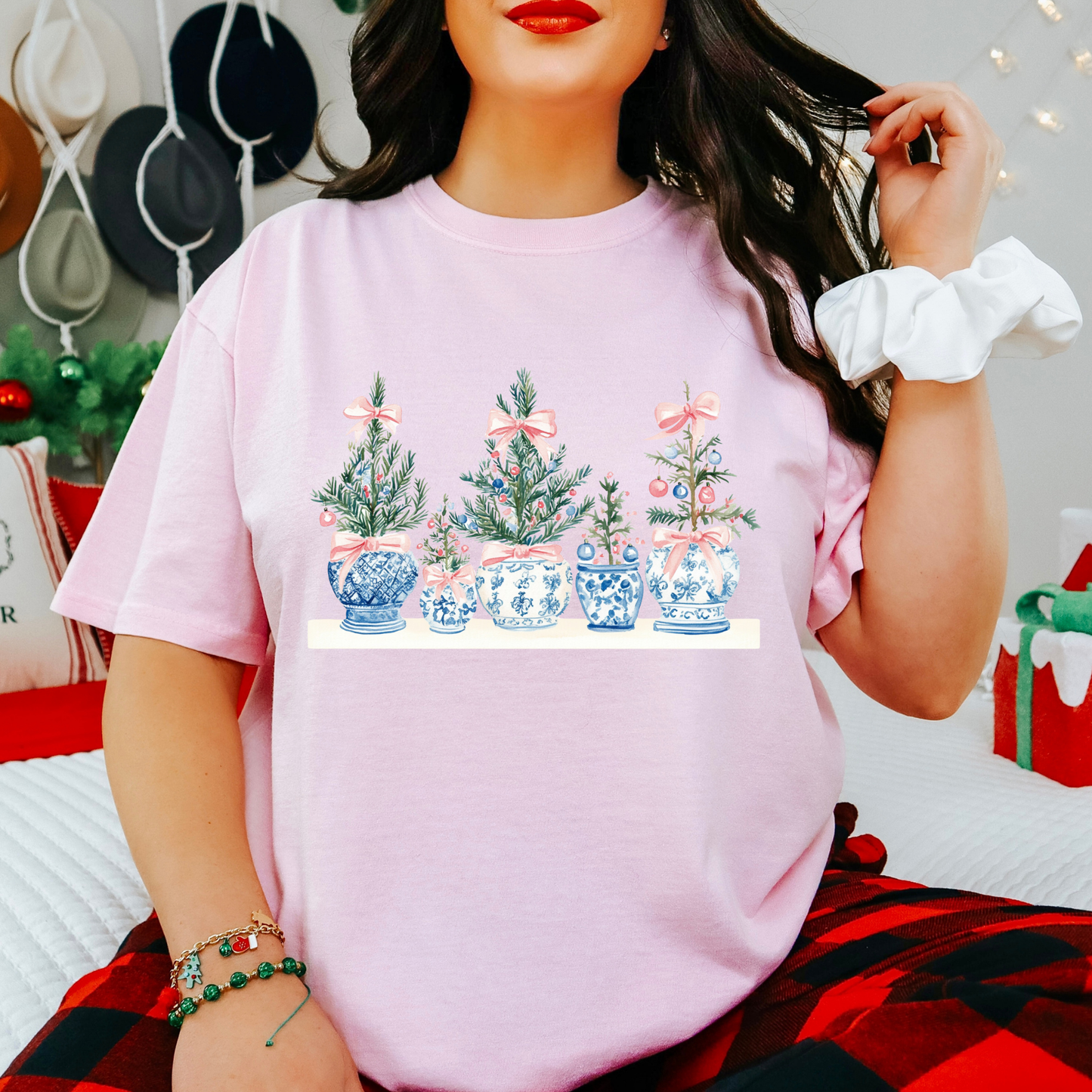 Blue Willow Potted Plants