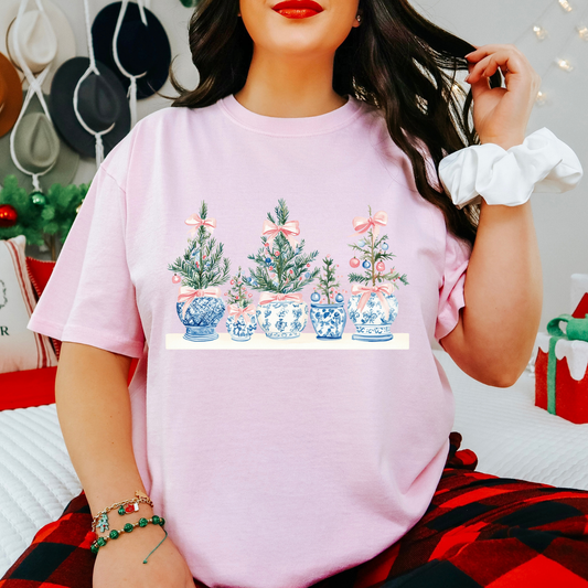 Blue Willow Potted Plants