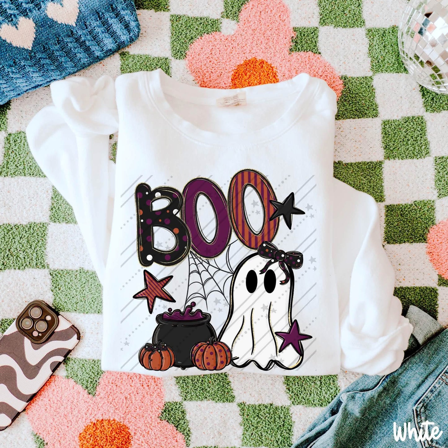 Book with Ghost Stars and Bow