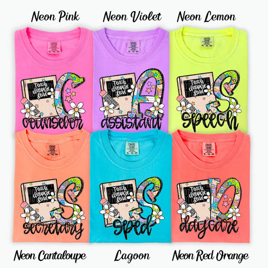 Book with Job Position Initial Flowers