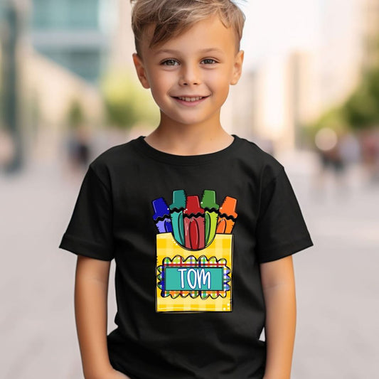 Boy Crayon Box with name