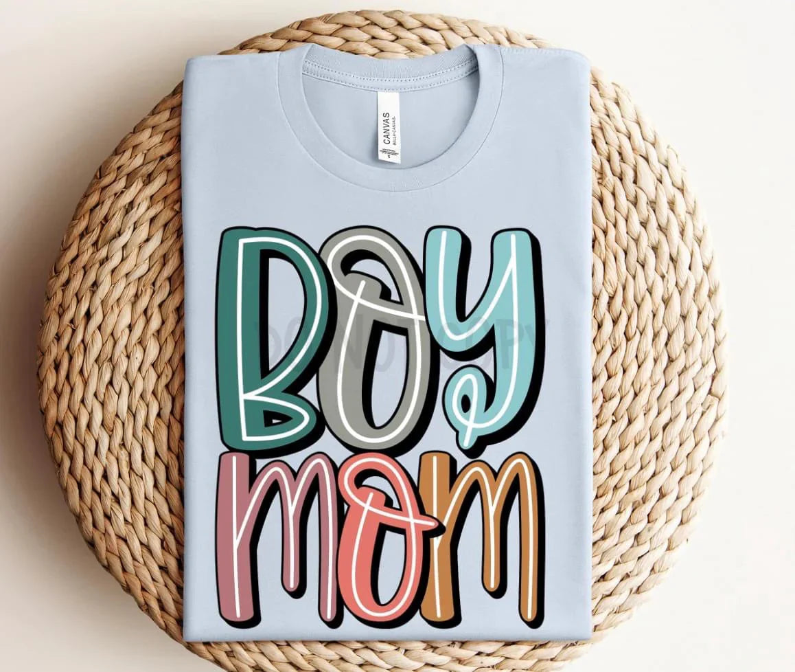 Boy Mom Scribble