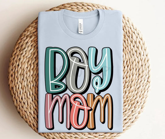 Boy Mom Scribble