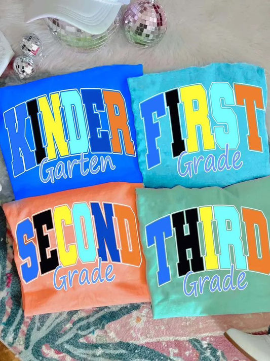 Boy Neon Colors Curved Grade