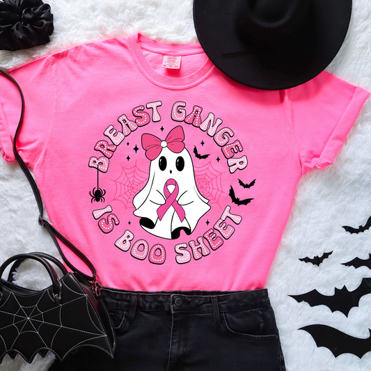 Breast Cancer Boo Sheet