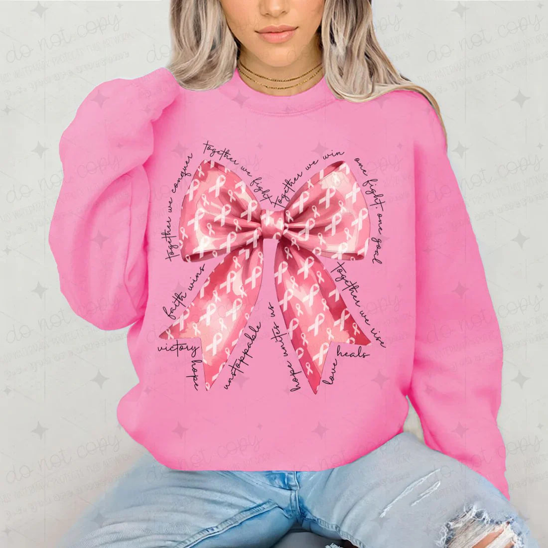 Breast Cancer Pink Bow