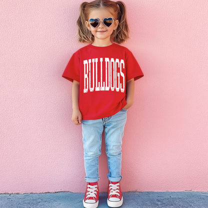 Bulldogs Skinny Varsity White