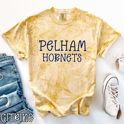 Pelham Hornets Pop Name with Outline
