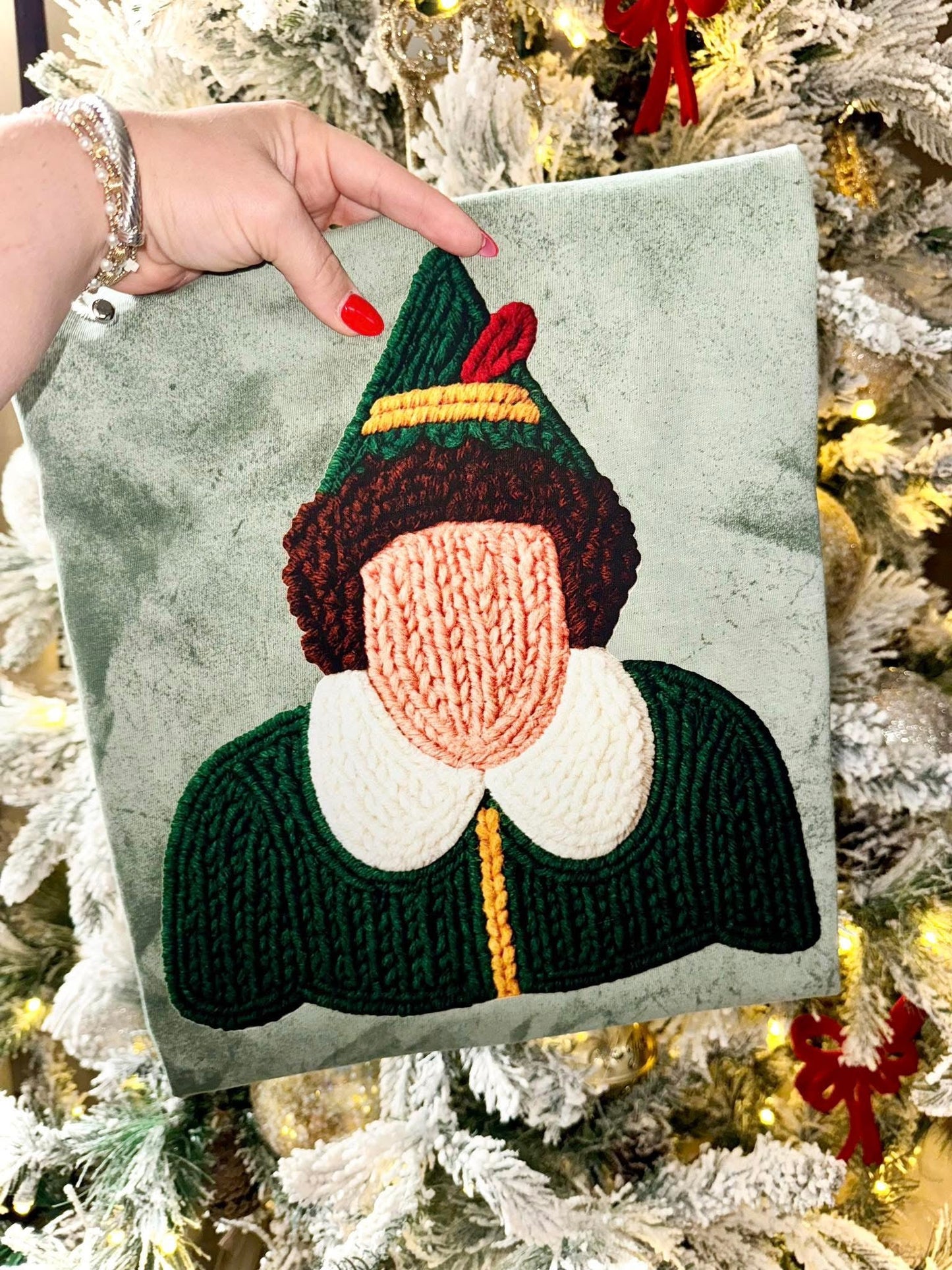 Faux Yarn Buddy Elf