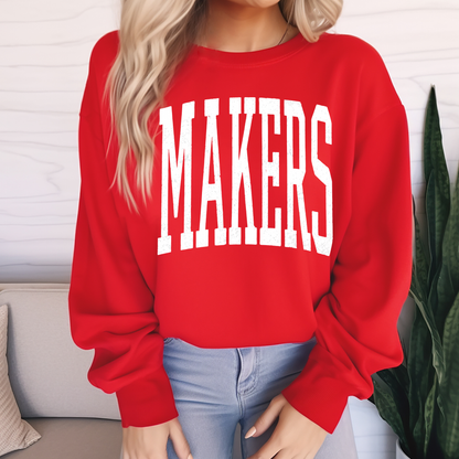 Makers Skinny Varsity White