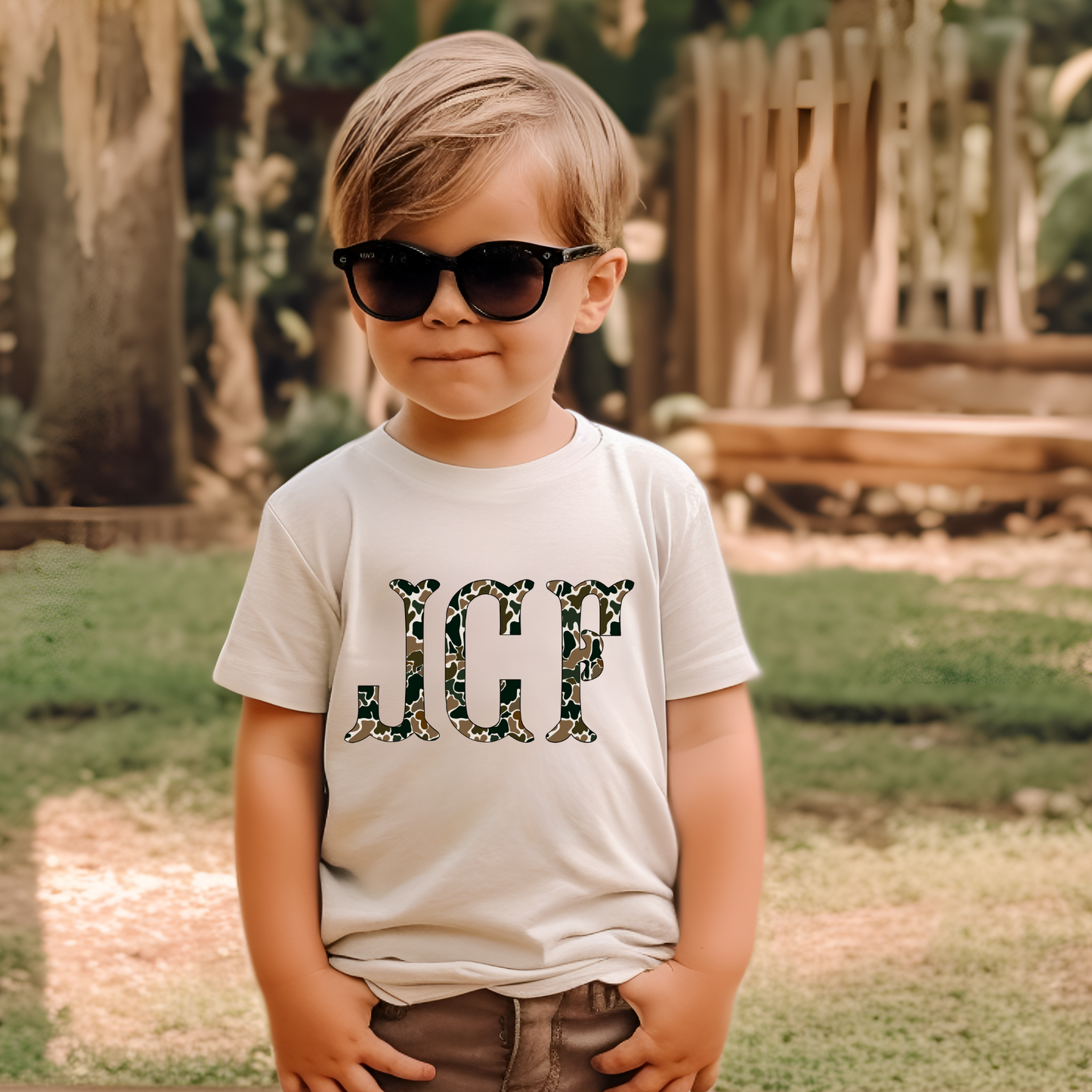 Camo Boy Monogram