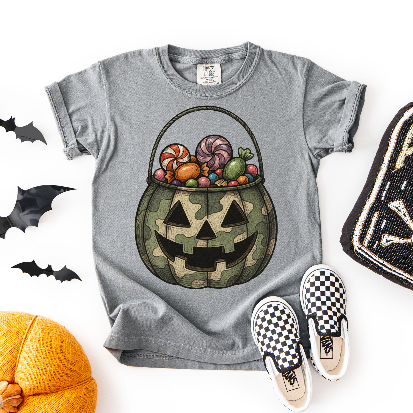 Camo Halloween Bucket