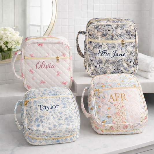 PREORDER- Quilted Bible Covers- Embroidered with Name