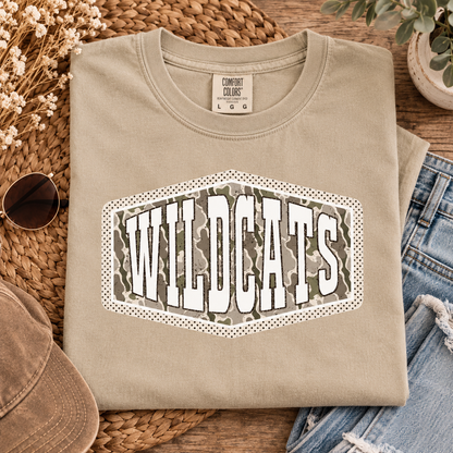 Wildcats Camo Badge