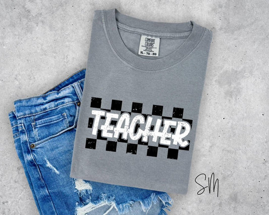 Checkered Back Teacher