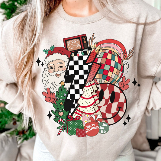 Christmas Checkered Bolt