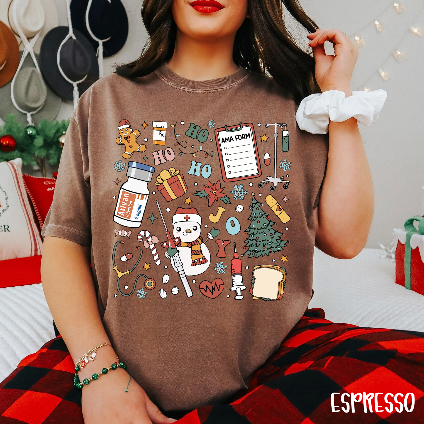 Christmas Nurse Collage