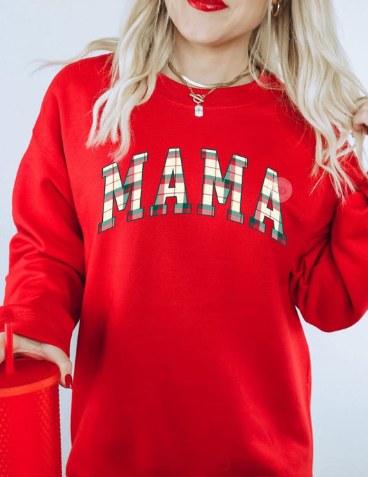 Christmas Plaid mama