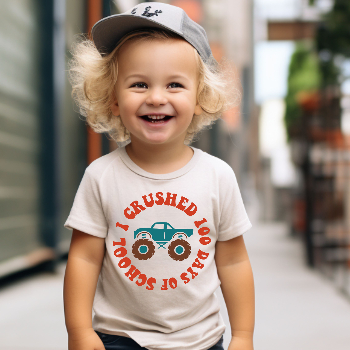 101 Days of School Crushed Monster Truck