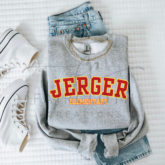 Curved- Jerger- Red and Yellow