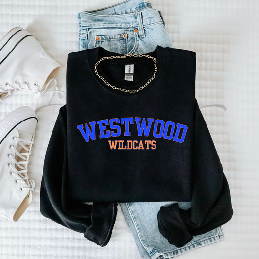 Curved- Westwood- Blue and Ornage