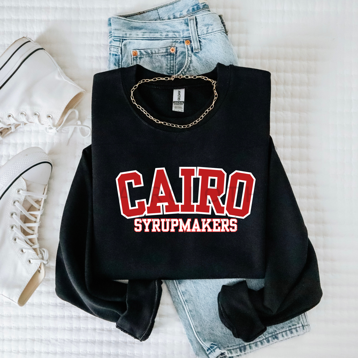 Curved- Cairo Syrupmakers- Red and White